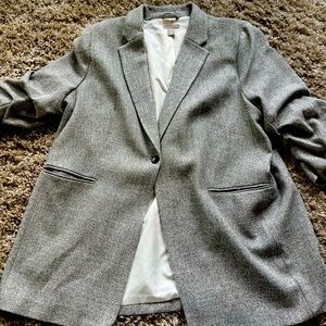 H&M Oversized Gray Women's Blazer Coat